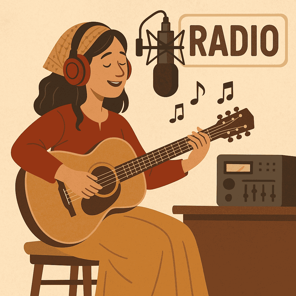 Enregistrement de chanson thématique traditionnelle